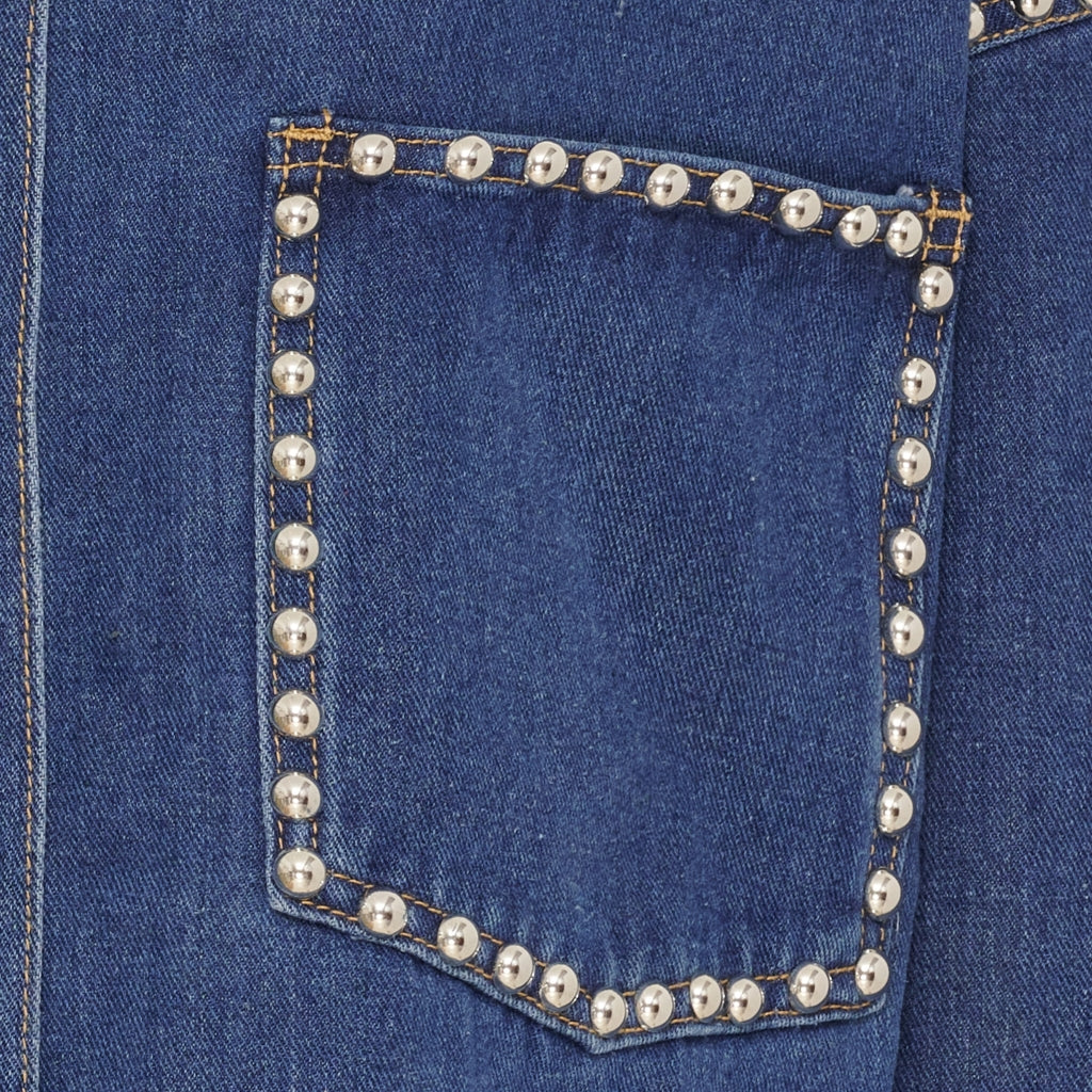 MARTA DU CHATEAU Marta du Chateau dame skjorte MdcEila MDC212-8304 Shirt Denim