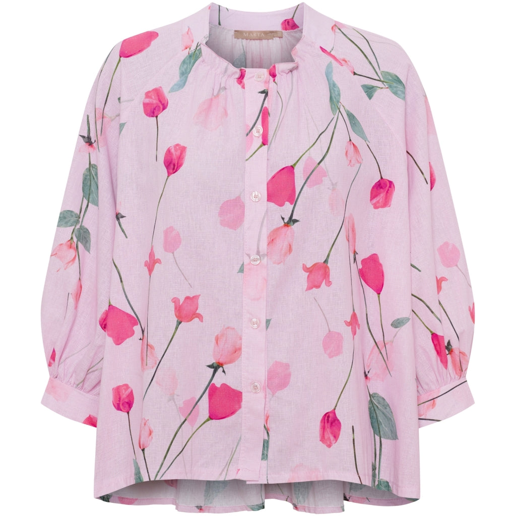 MARTA DU CHATEAU Marta du Chateau dame skjorte MdcEivor 8325 Shirt Rosa7249tpg