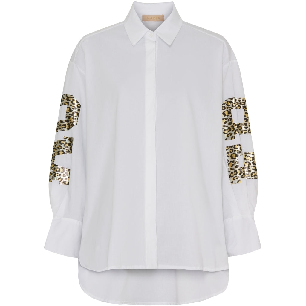 MARTA DU CHATEAU Marta du Chateau dame skjorte MdcEleonore 13791/8 Shirt White