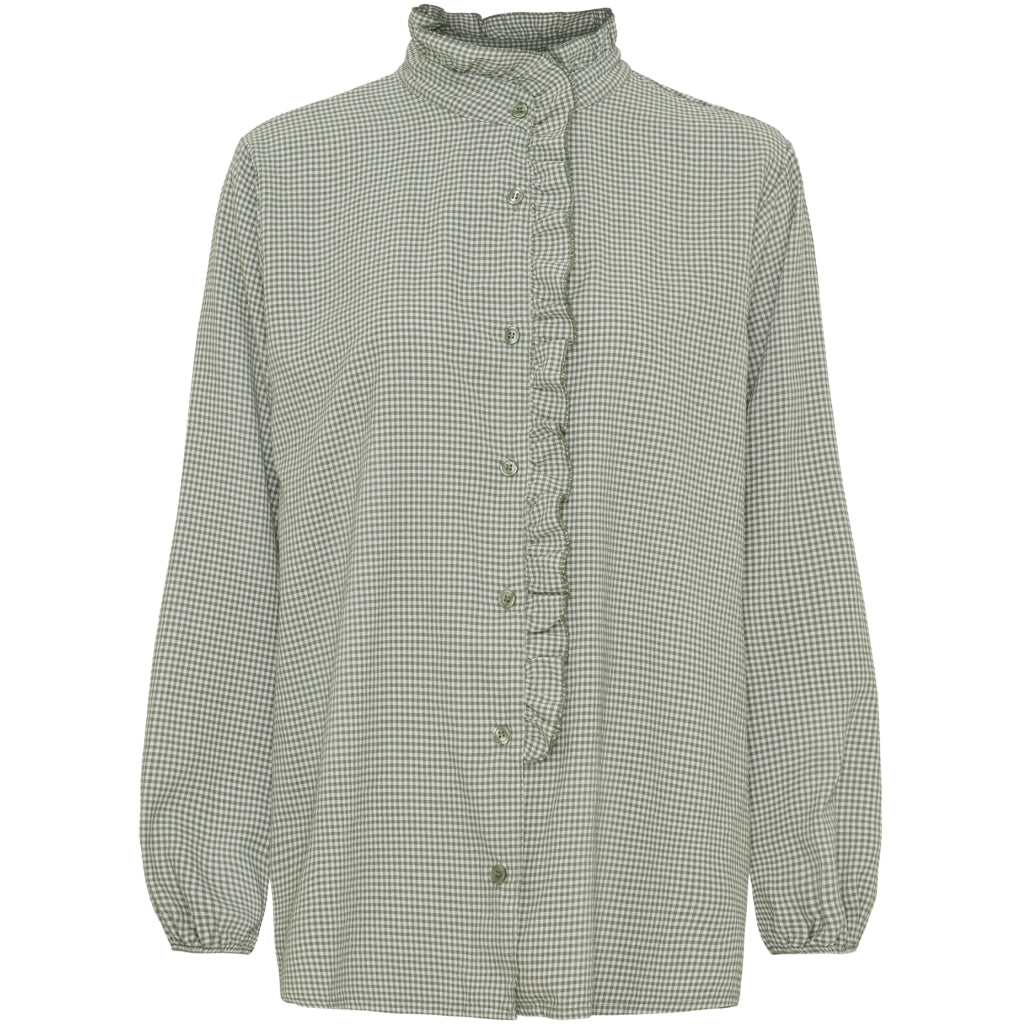 MARTA DU CHATEAU Marta du Chateau dame skjorte MdcFleur 6879 Shirt Military