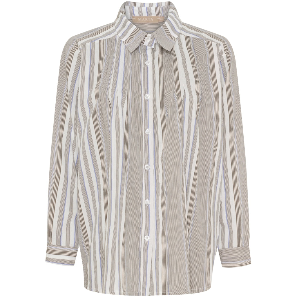 MARTA DU CHATEAU Marta du Chateau dame skjorte MdcIsolde 7400 Shirt MoroVar4