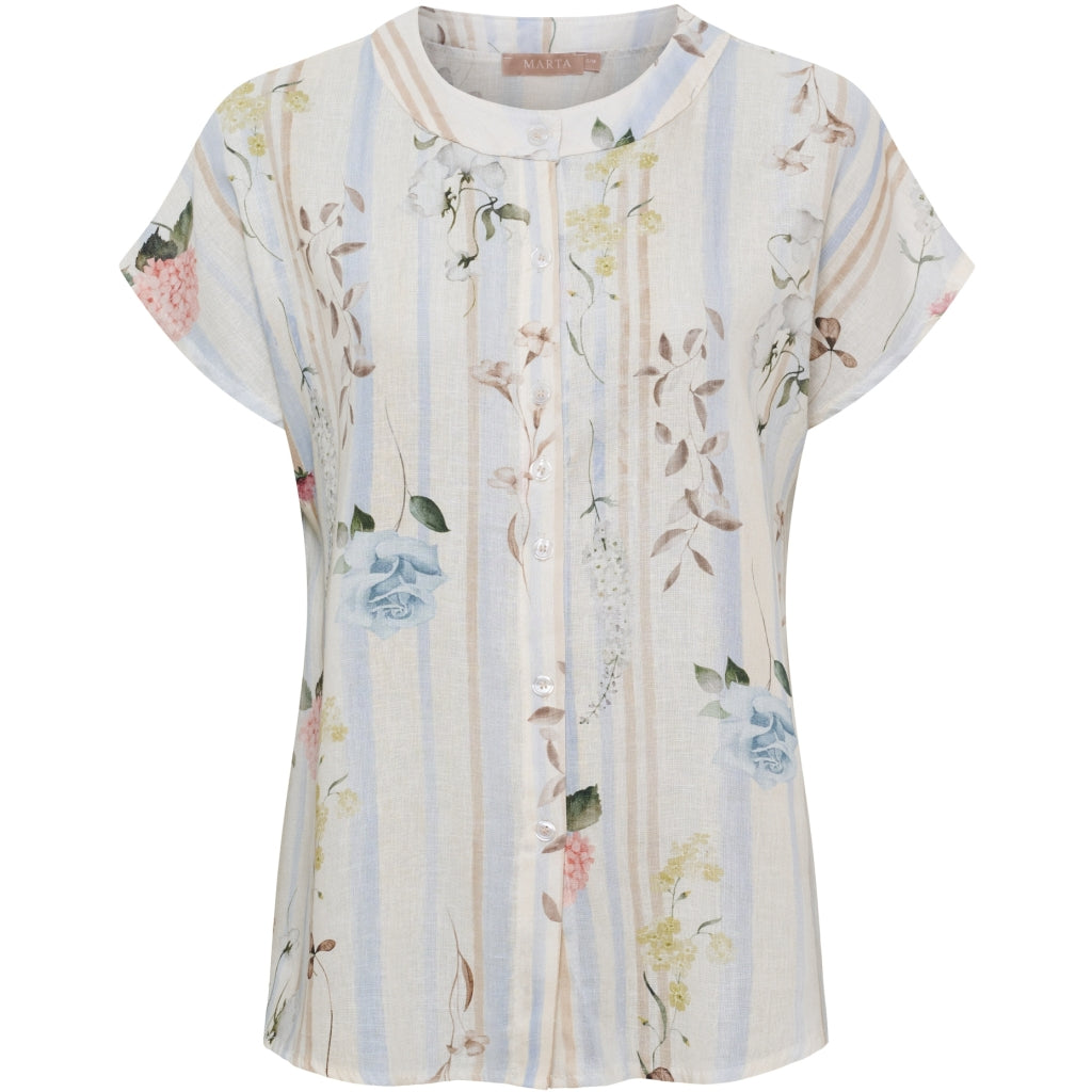 MARTA DU CHATEAU Marta du Chateau dame skjorte MdcJessalyn 8347 Shirt Celeste1779ppb
