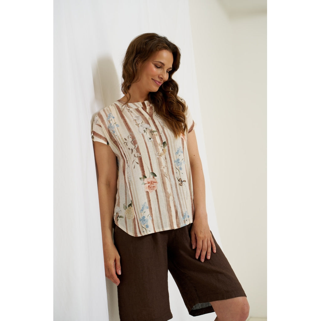 MARTA DU CHATEAU Marta du Chateau dame skjorte MdcJessalyn 8347 Shirt Moro1779ppb