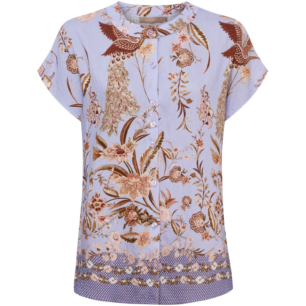 MARTA DU CHATEAU Marta du Chateau dame skjorte MdcJessalyn 8550 Shirt Celeste3142tps