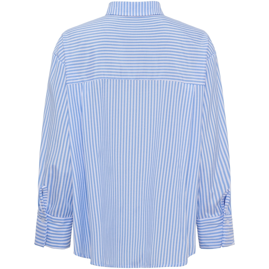 MARTA DU CHATEAU Marta du Chateau dame skjorte MdcJudika 269113 Shirt Blue Stripe