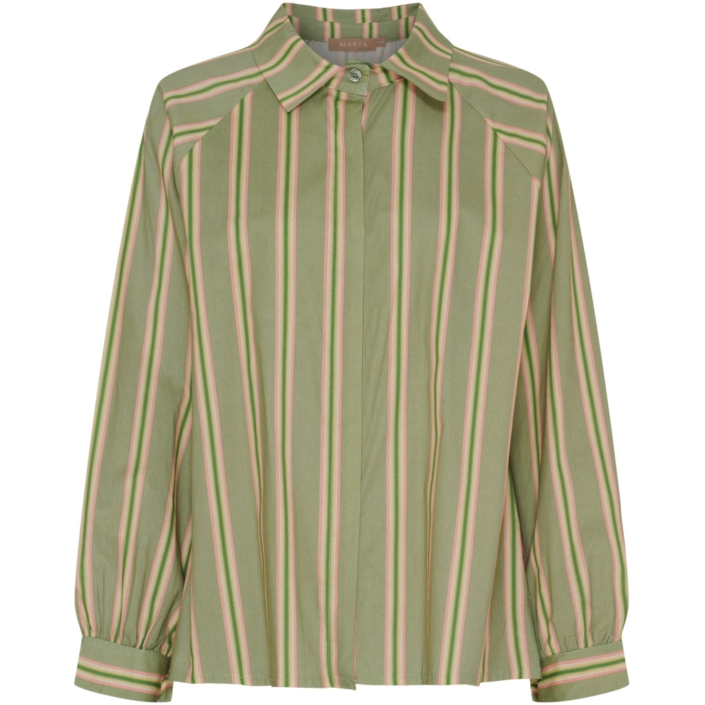 MARTA DU CHATEAU Marta du Chateau dame skjorte MdcKalia 8005 Shirt Kaki5891tpg