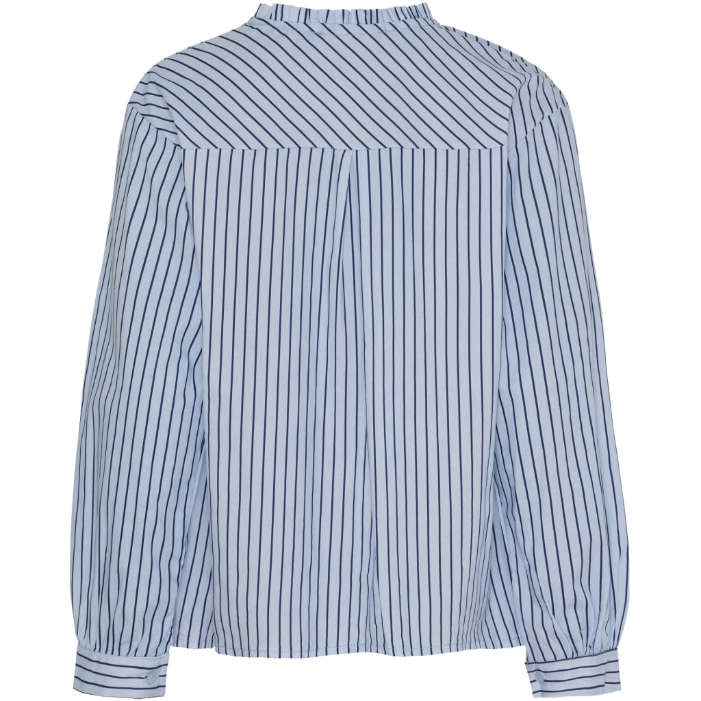 MARTA DU CHATEAU Marta du Chateau dame skjorte MdcKalina 7881 Shirt BlueScuro5888tpg