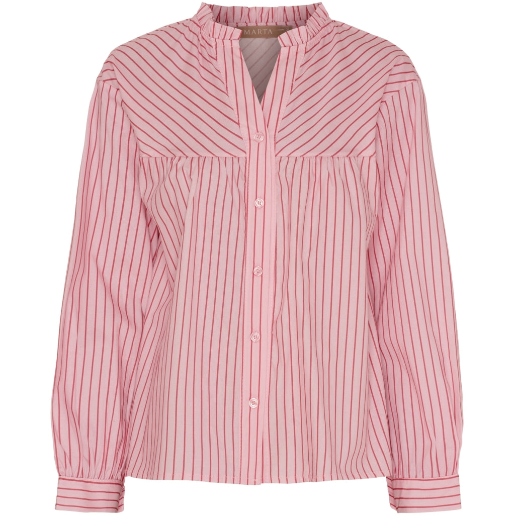 MARTA DU CHATEAU Marta du Chateau dame skjorte MdcKalina 7881 Shirt Rosa5888tpg