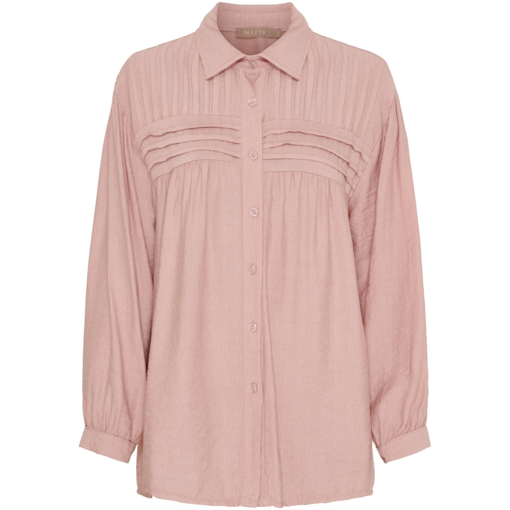MARTA DU CHATEAU Marta du Chateau dame skjorte MdcLagoon 7546 Shirt Rosa Blush