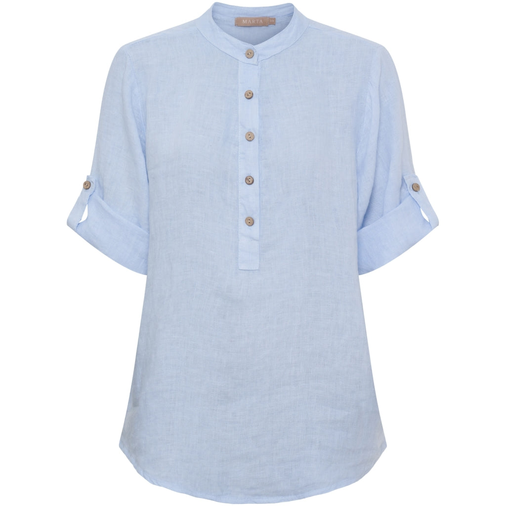 MARTA DU CHATEAU Marta du Chateau dame skjorte MdcLarisa 268434 Shirt Cielo