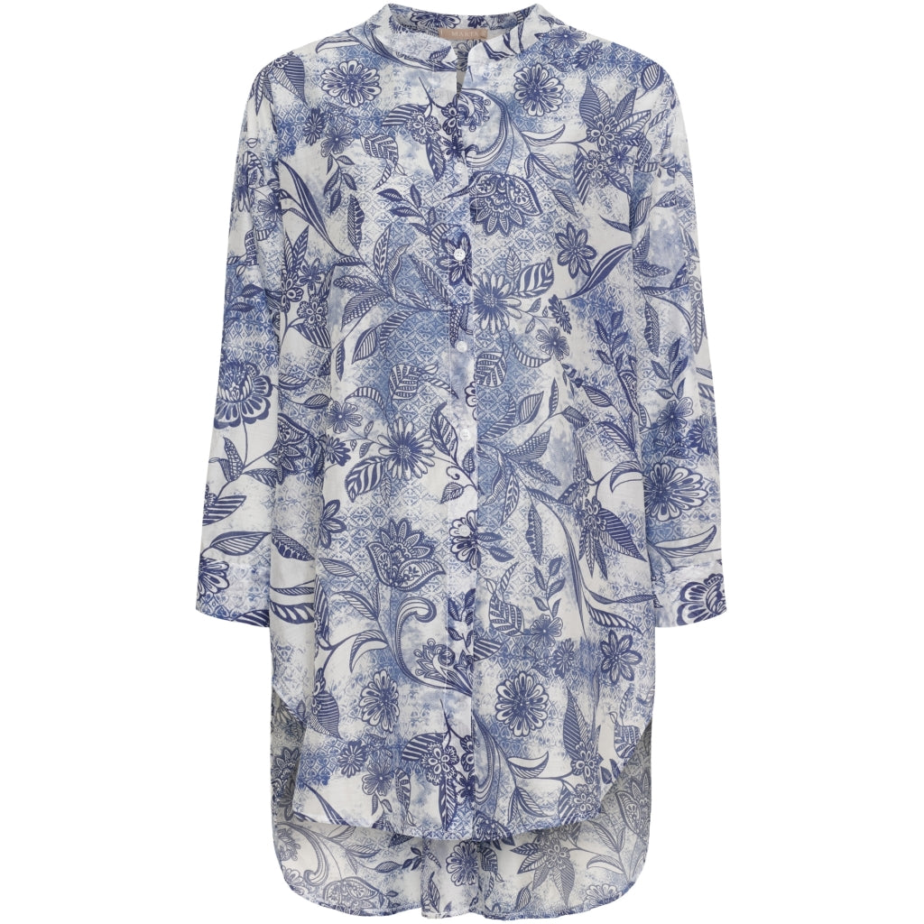 MARTA DU CHATEAU Marta du Chateau dame skjorte MdcLucca 259095 Shirt Dark Blue