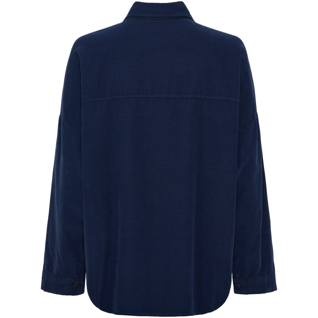 MARTA DU CHATEAU Marta du Chateau dame skjorte MdcMaelys 258037V Shirt BlueProfondo78009