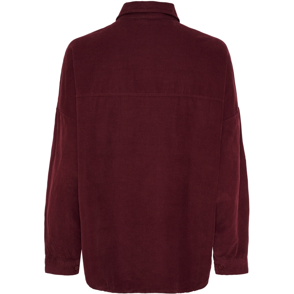 MARTA DU CHATEAU Marta du Chateau dame skjorte MdcMaelys 258037V Shirt Bordeaux6269