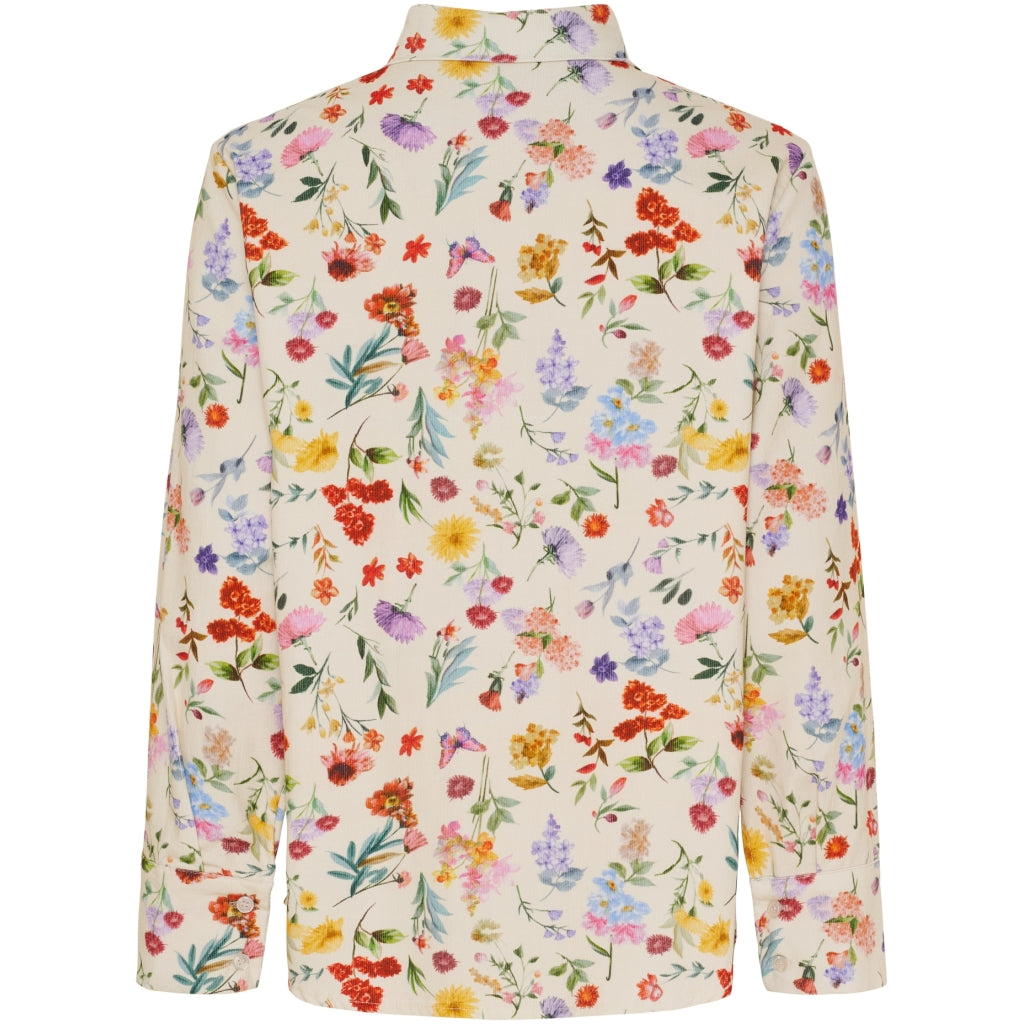 MARTA DU CHATEAU Marta du Chateau dame skjorte MdcMagnolia 258042V Shirt Beige Print