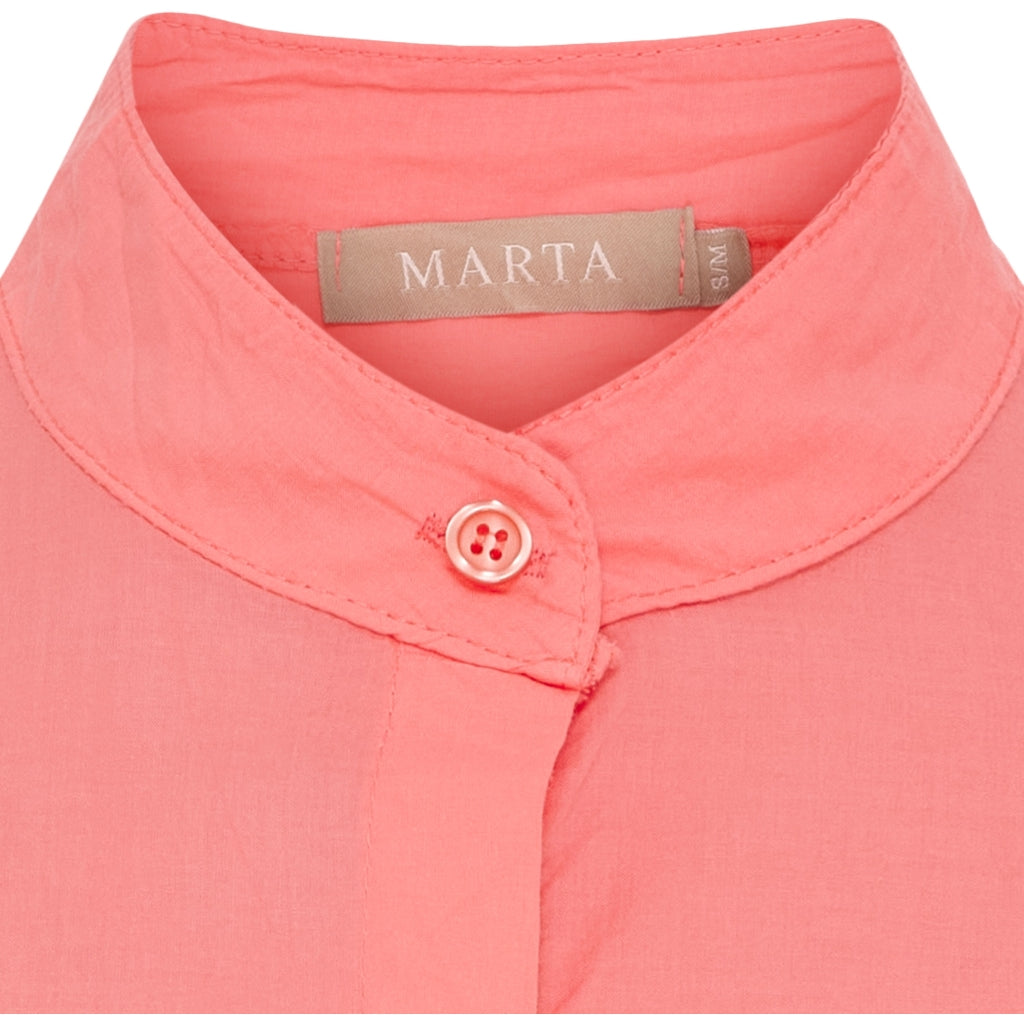 MARTA DU CHATEAU Marta du Chateau dame skjorte MdcMilano 258641 Shirt Corallo
