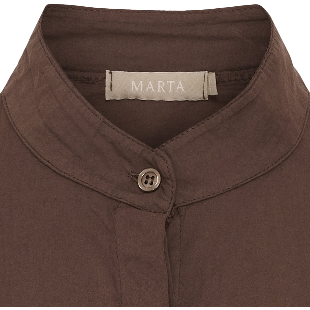 MARTA DU CHATEAU Marta du Chateau dame skjorte MdcMilano 258641 Shirt Moro