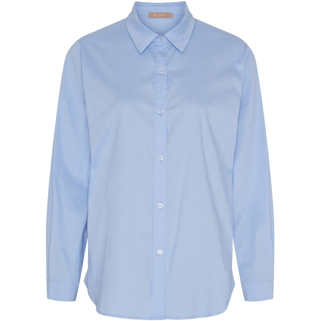 MARTA DU CHATEAU Marta du Chateau dame skjorte MdcNicoline 85700 Shirt Light blue