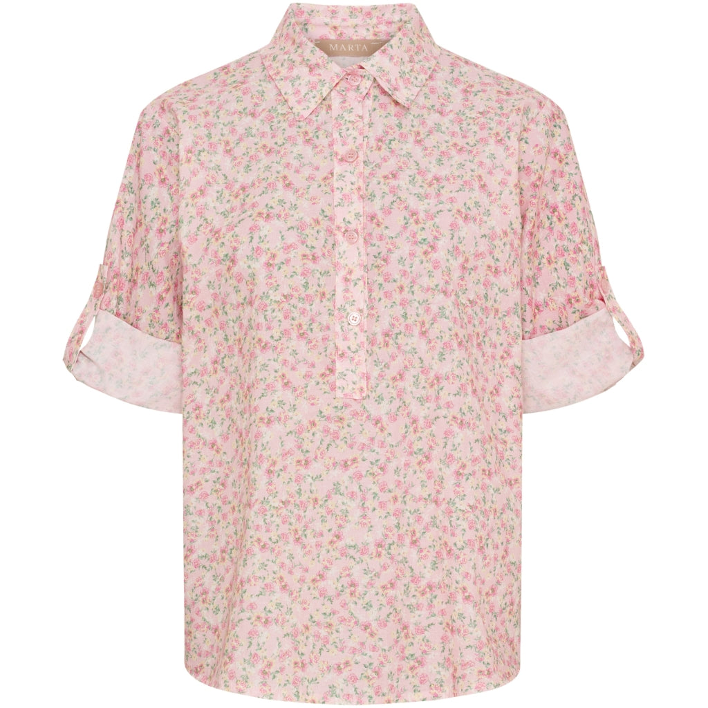 MARTA DU CHATEAU Marta du Chateau dame skjorte MdcPalmira 7177 Shirt Rose620tpg