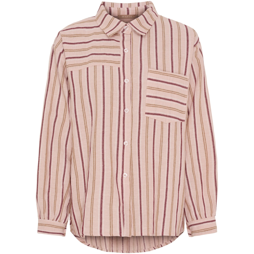 MARTA DU CHATEAU Marta du Chateau dame skjorte MdcRielle 8011 Shirt Pink2