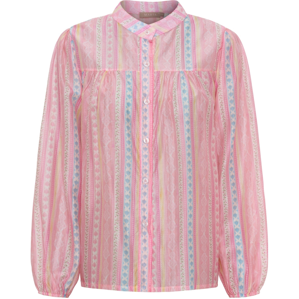 MARTA DU CHATEAU Marta du Chateau dame skjorte MdcSalma 8196 Shirt Rosa8032tpf