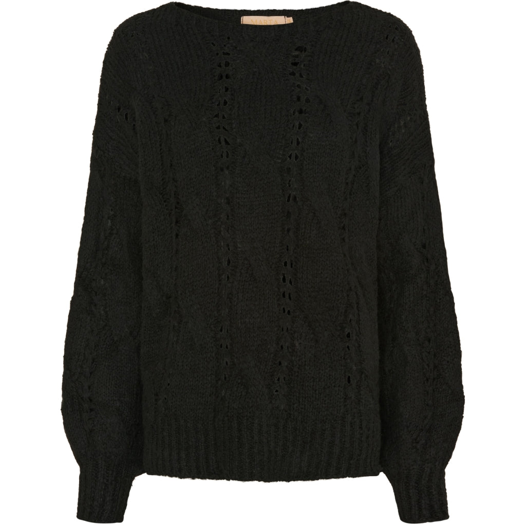 MARTA DU CHATEAU Marta du Chateau dame strik 20958 Knit Nero1080