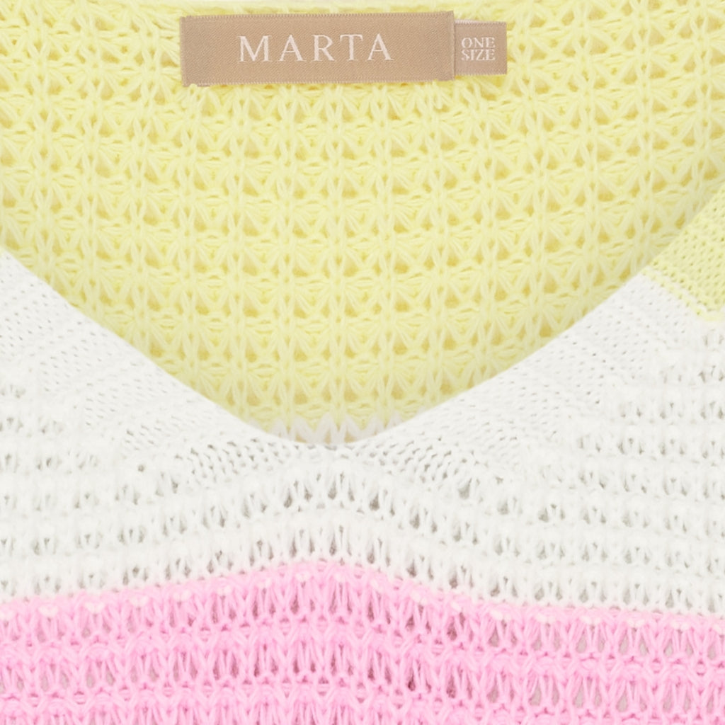 MARTA DU CHATEAU Marta du Chateau dame strik MdcAdela 8075 Knit Giallo