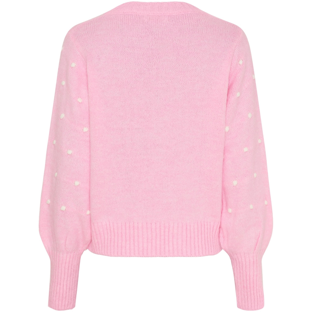 MARTA DU CHATEAU Marta du Chateau dame strik MdcAlisee 5246 Knit Pink9512/Bianco