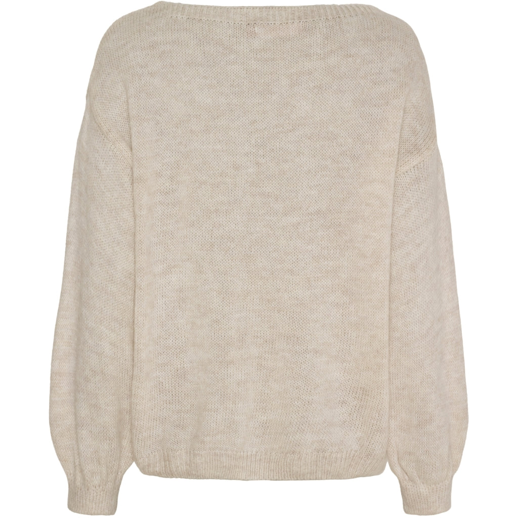 MARTA DU CHATEAU Marta du Chateau dame strik MdcAmarante 64023 Knit Beige/Pink/Amerena