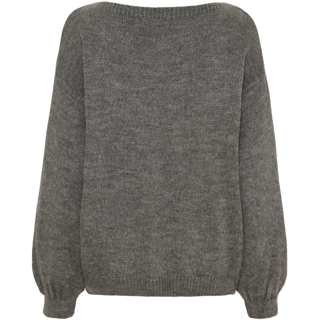 MARTA DU CHATEAU Marta du Chateau dame strik MdcAmarante 64023 Knit Dark Grey