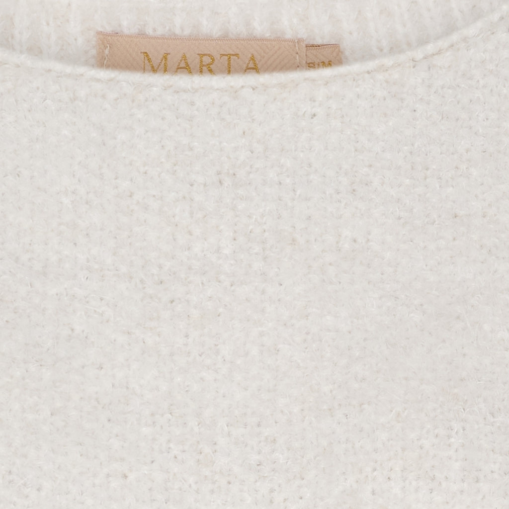 MARTA DU CHATEAU Marta du Chateau dame strik MdcAnouk 8038 Knit Beige