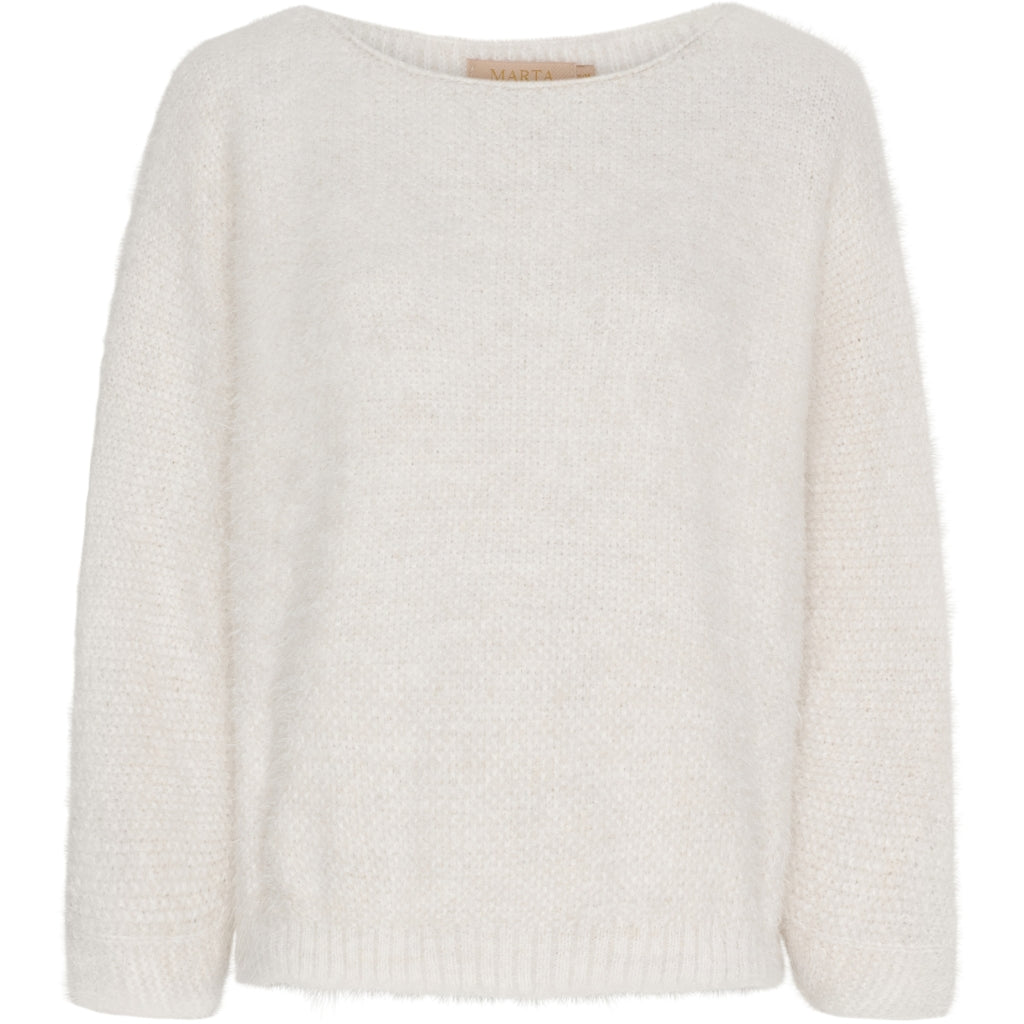 MARTA DU CHATEAU Marta du Chateau dame strik MdcAnouk 8038 Knit Beige