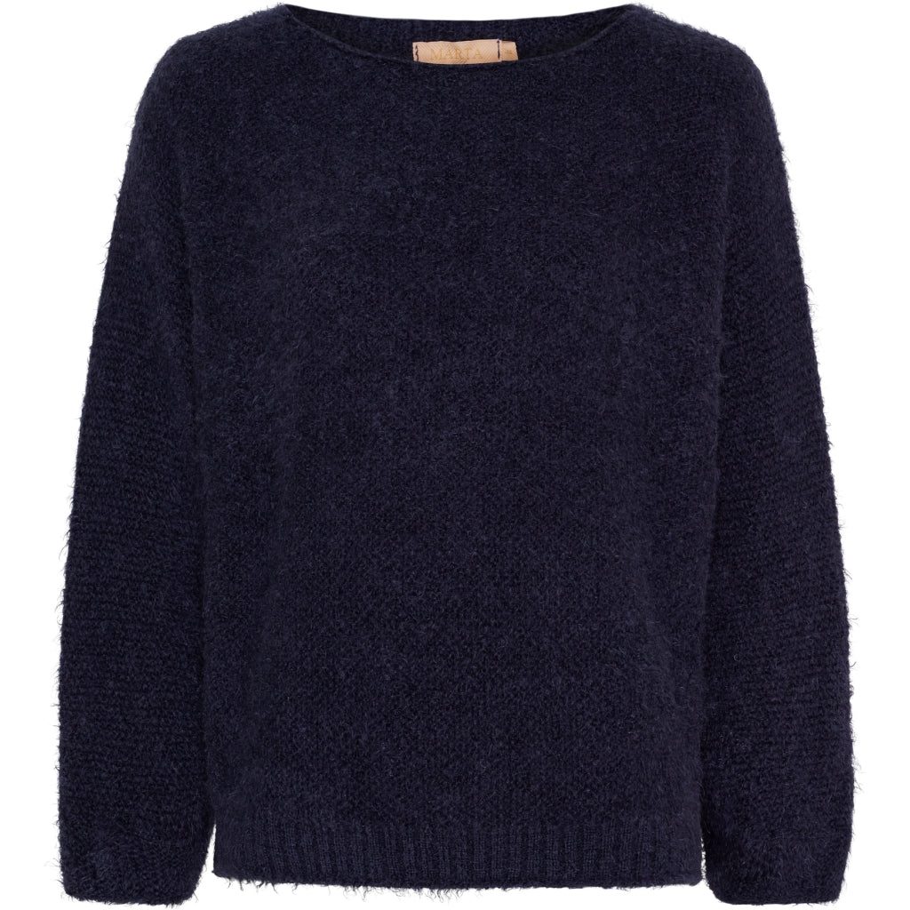 MARTA DU CHATEAU Marta du Chateau dame strik MdcAnouk 8038 Knit Blue