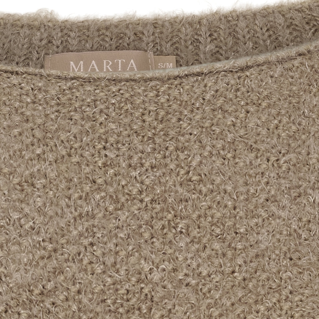 MARTA DU CHATEAU Marta du Chateau dame strik MdcAnouk 8038 Knit Dark Fango