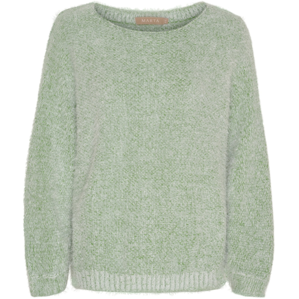 MARTA DU CHATEAU Marta du Chateau dame strik MdcAnouk 8038 Knit Green
