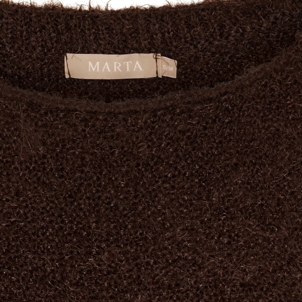 MARTA DU CHATEAU Marta du Chateau dame strik MdcAnouk 8038 Knit Marrone