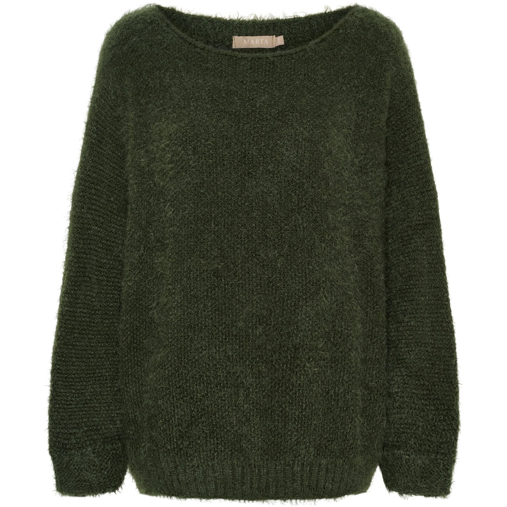 MARTA DU CHATEAU Marta du Chateau dame strik MdcAnouk 8038 Knit Military
