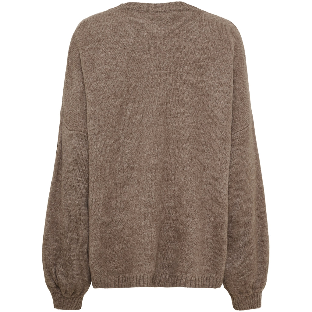 MARTA DU CHATEAU Marta du Chateau dame strik MdcAria 8111 OS Knit Fangomelange/Moro