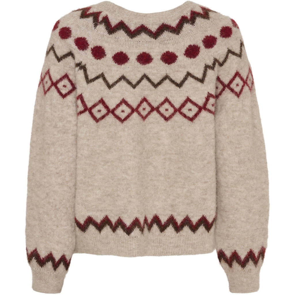 MARTA DU CHATEAU Marta du Chateau dame strik MdcBranda 8152 Knit Camel9504