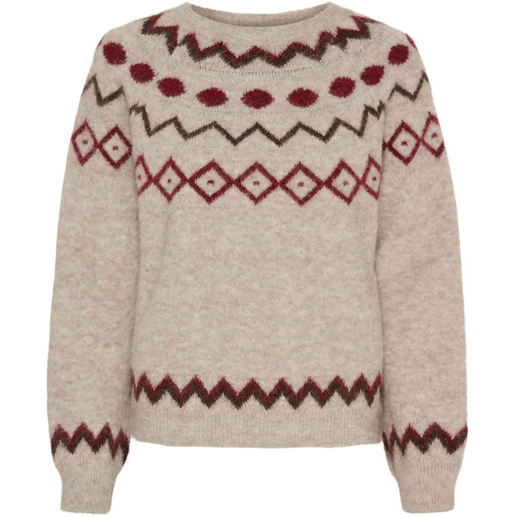 MARTA DU CHATEAU Marta du Chateau dame strik MdcBranda 8152 Knit Camel9504
