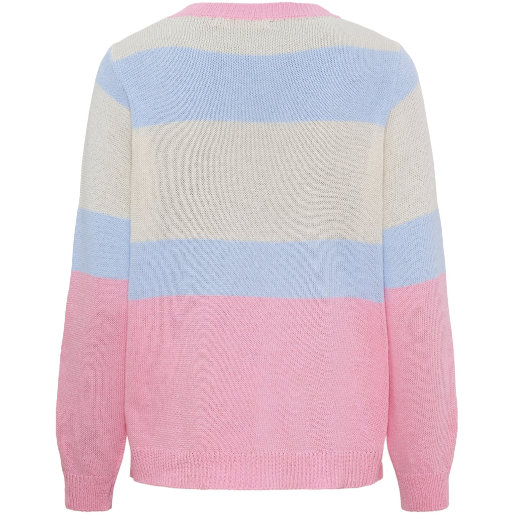 MARTA DU CHATEAU Marta du Chateau dame strik MdcBrielle KN8167 Knit Pink/Sky