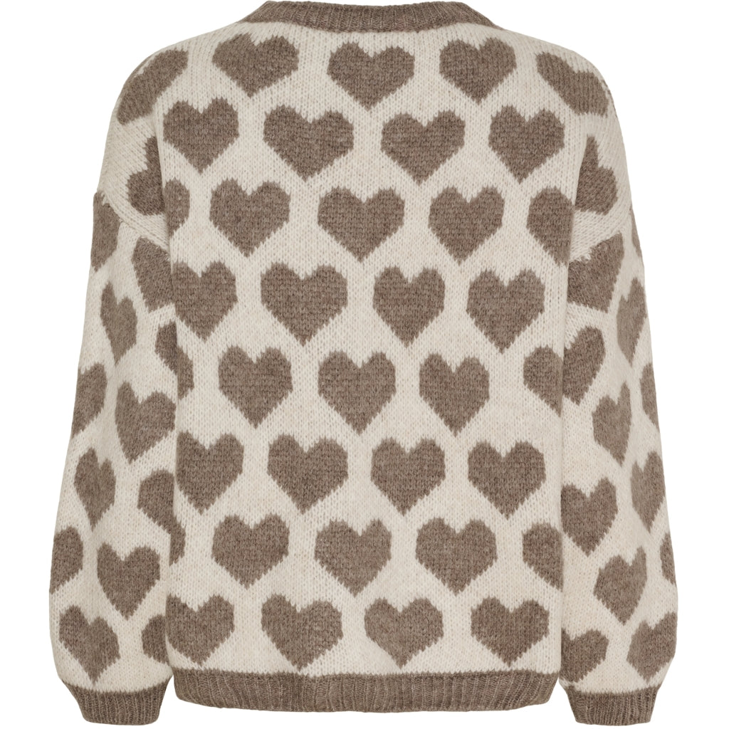 MARTA DU CHATEAU Marta du Chateau dame strik MdcCara 9688 Knit Dark Fango