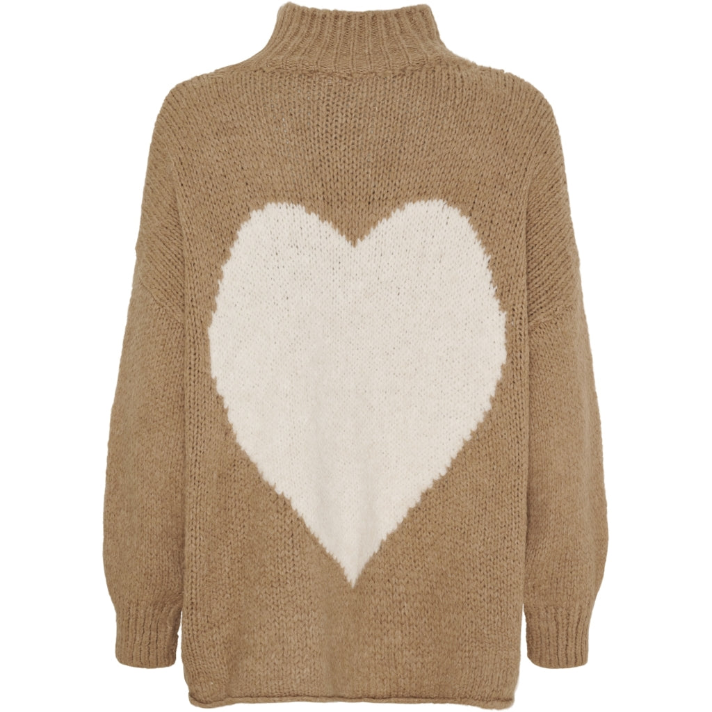 MARTA DU CHATEAU Marta du Chateau dame strik MdcCedar 9232 Knit Light Camel/Panna
