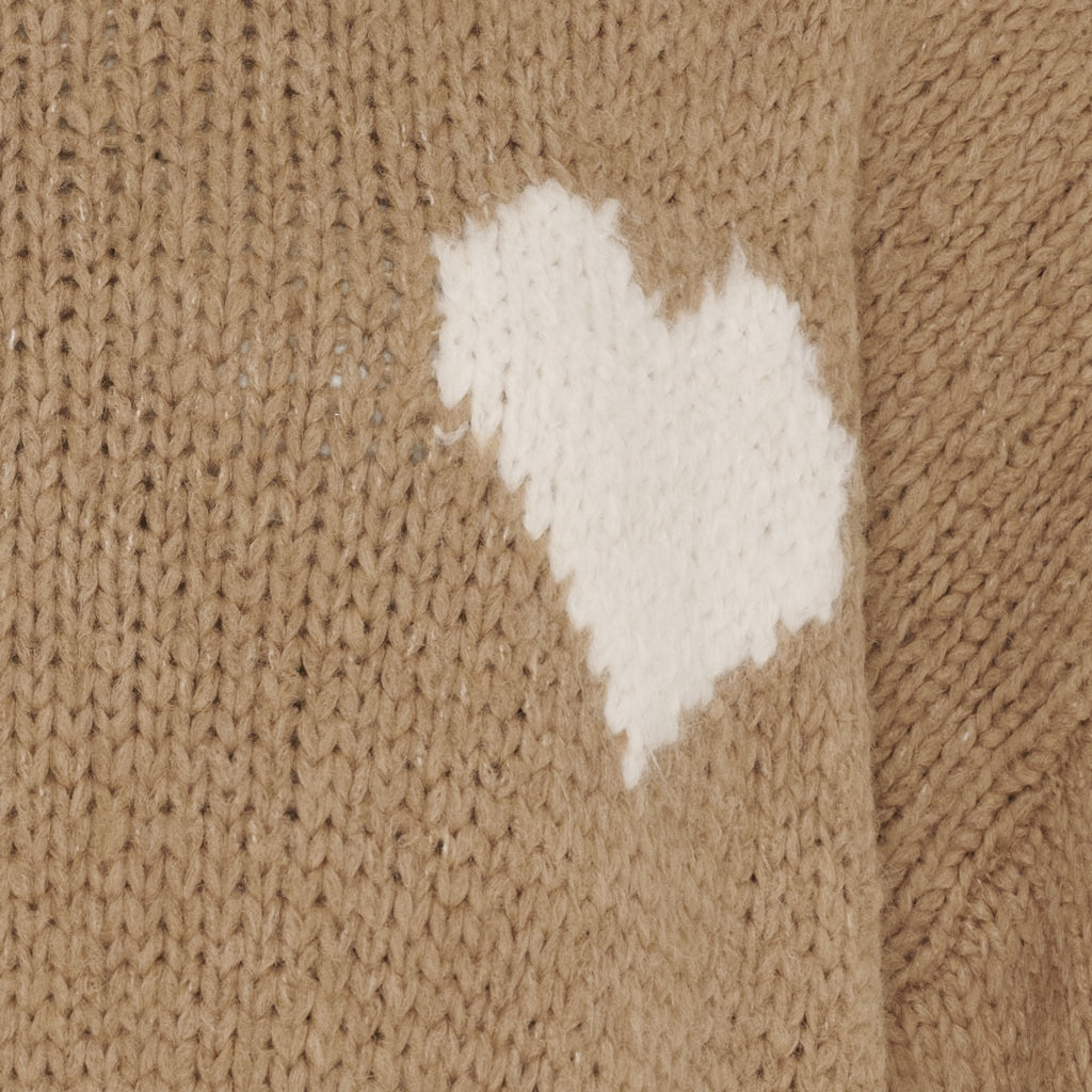 MARTA DU CHATEAU Marta du Chateau dame strik MdcCedar 9232 Knit Light Camel/Panna