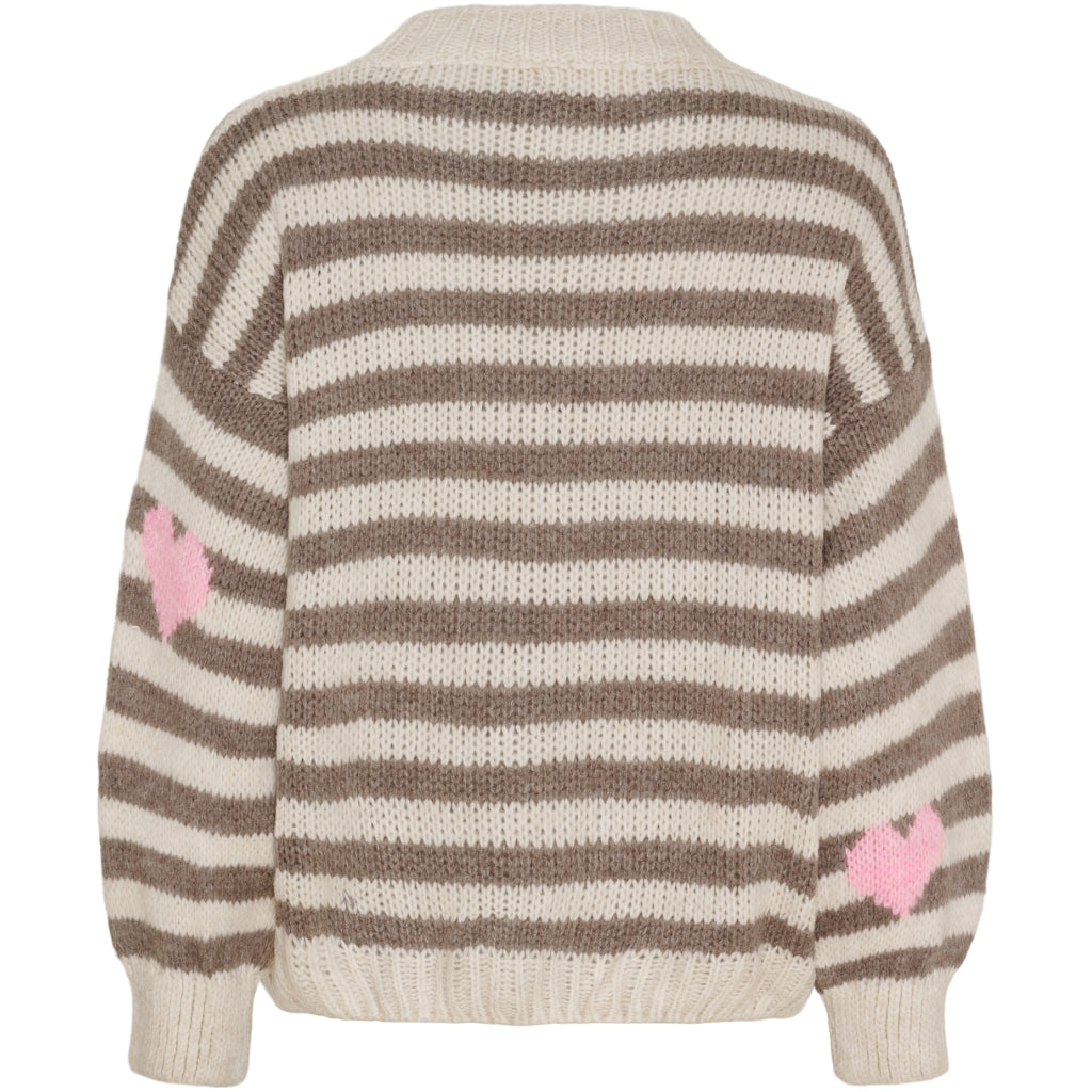 MARTA DU CHATEAU Marta du Chateau dame strik MdcCleo 6508 Knit Beige/Fango