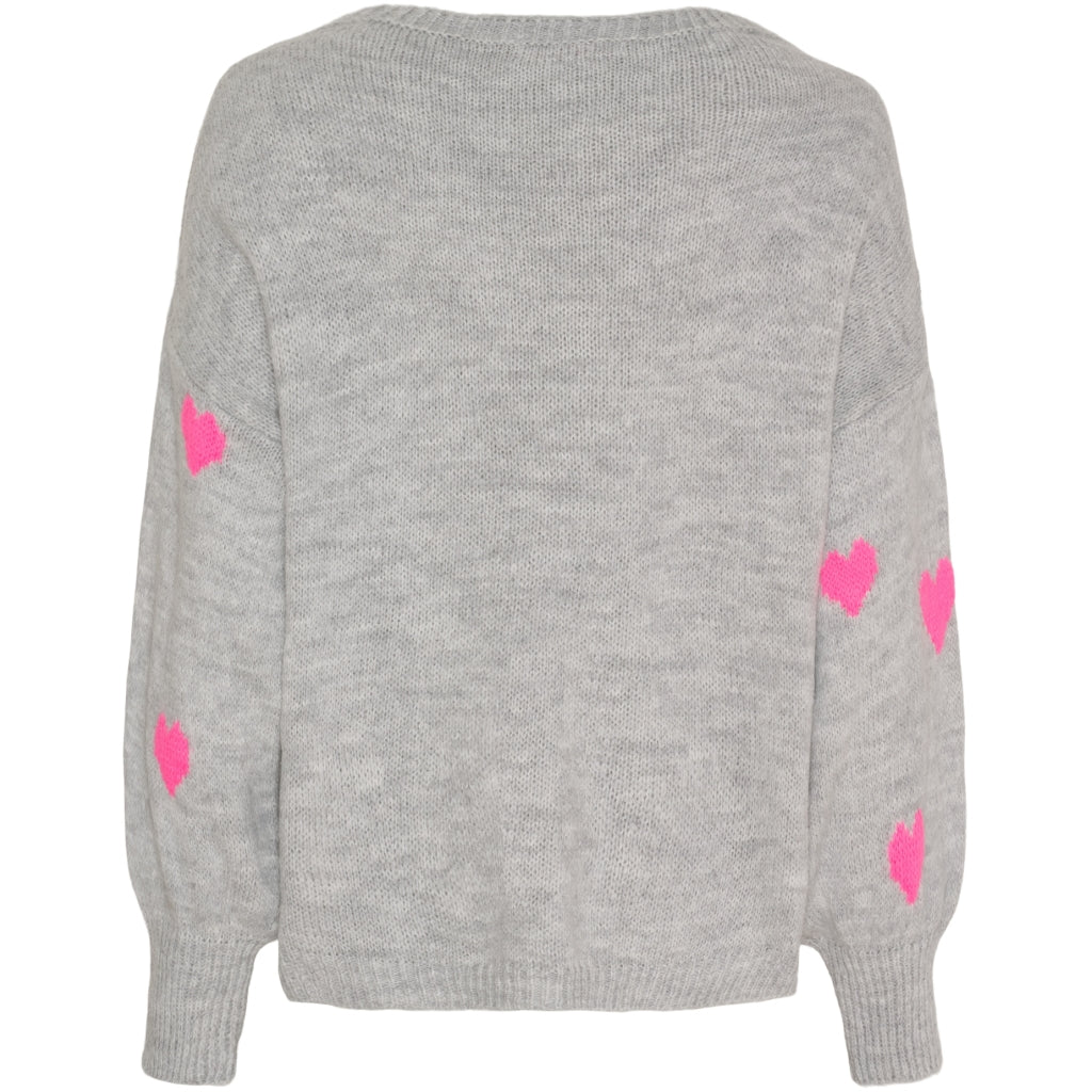 MARTA DU CHATEAU Marta du Chateau dame strik MdcClover 9582 Knit Grey