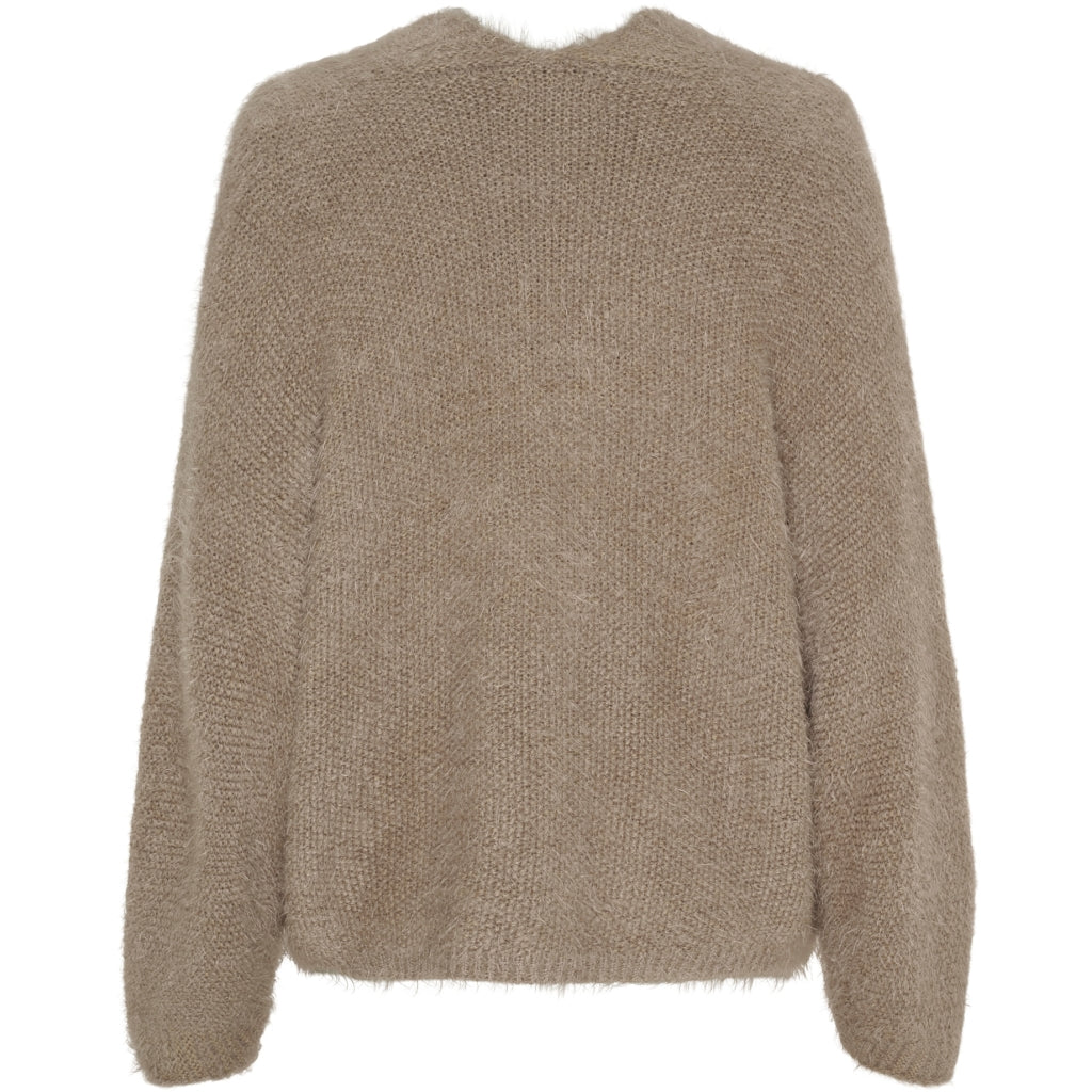 MARTA DU CHATEAU Marta du Chateau dame strik MdcDakota 809 Cardigan Dark Fango