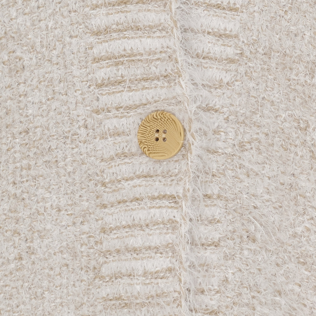 MARTA DU CHATEAU Marta du Chateau dame strik MdcDakota 809 Cardigan Fango