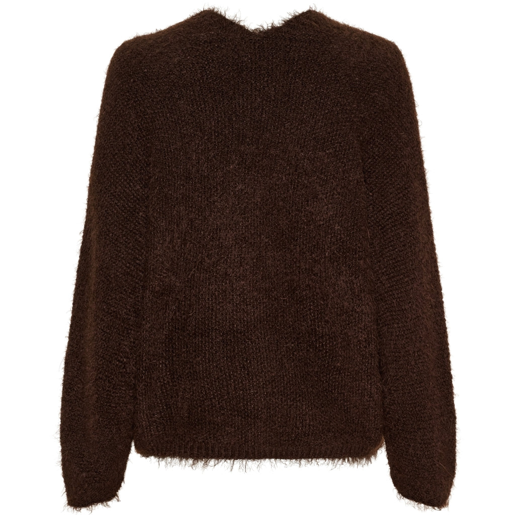 MARTA DU CHATEAU Marta du Chateau dame strik MdcDakota 809 Cardigan Moro