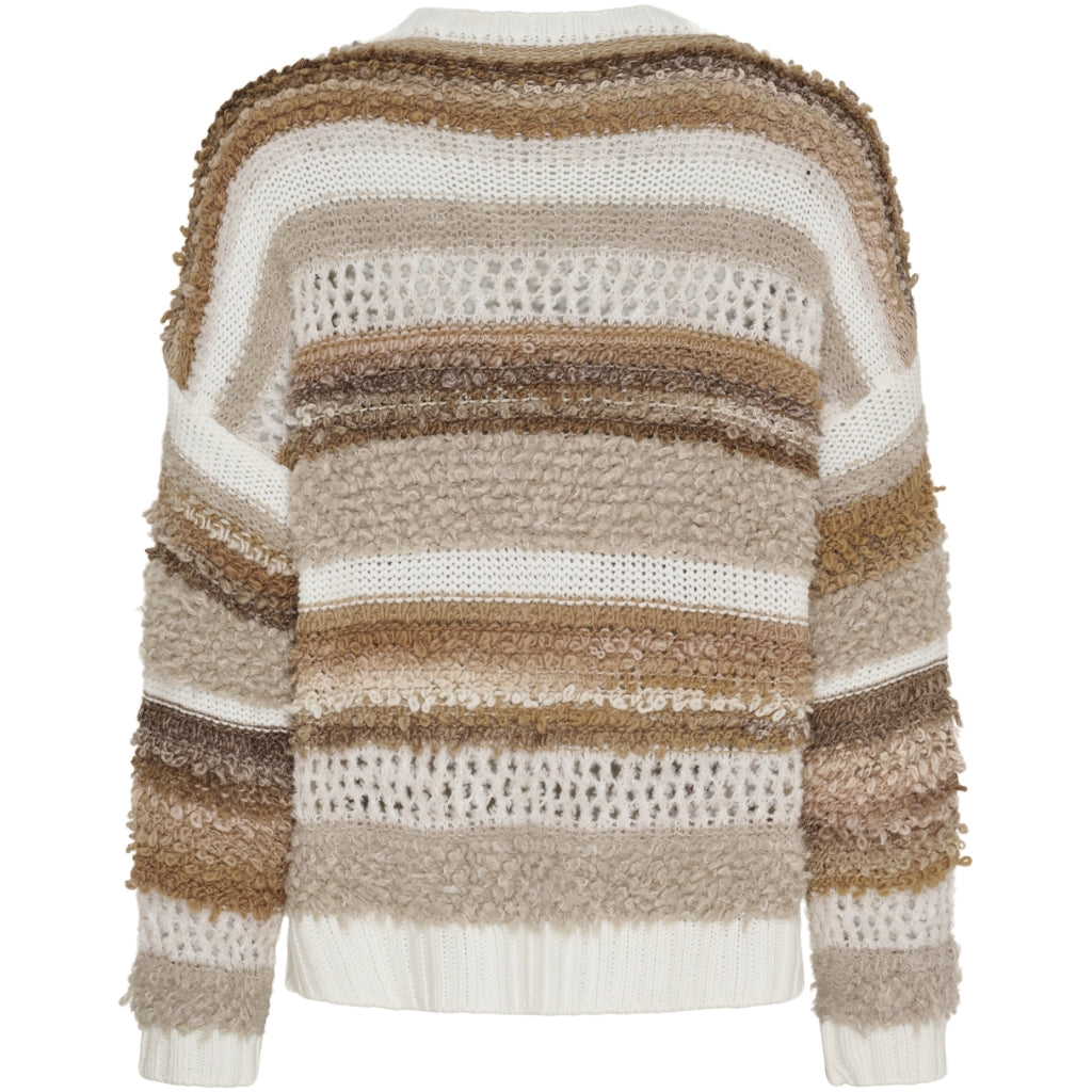 MARTA DU CHATEAU Marta du Chateau dame strik MdcDelilah 25430 Knit Bianco/Cammello