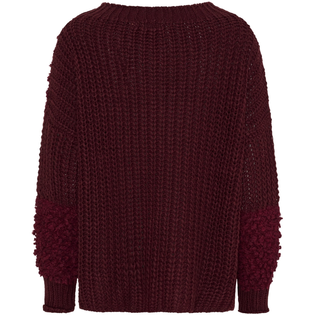 MARTA DU CHATEAU Marta du Chateau dame strik MdcDelphine 24504 Knit Bordeaux/Bordeaux